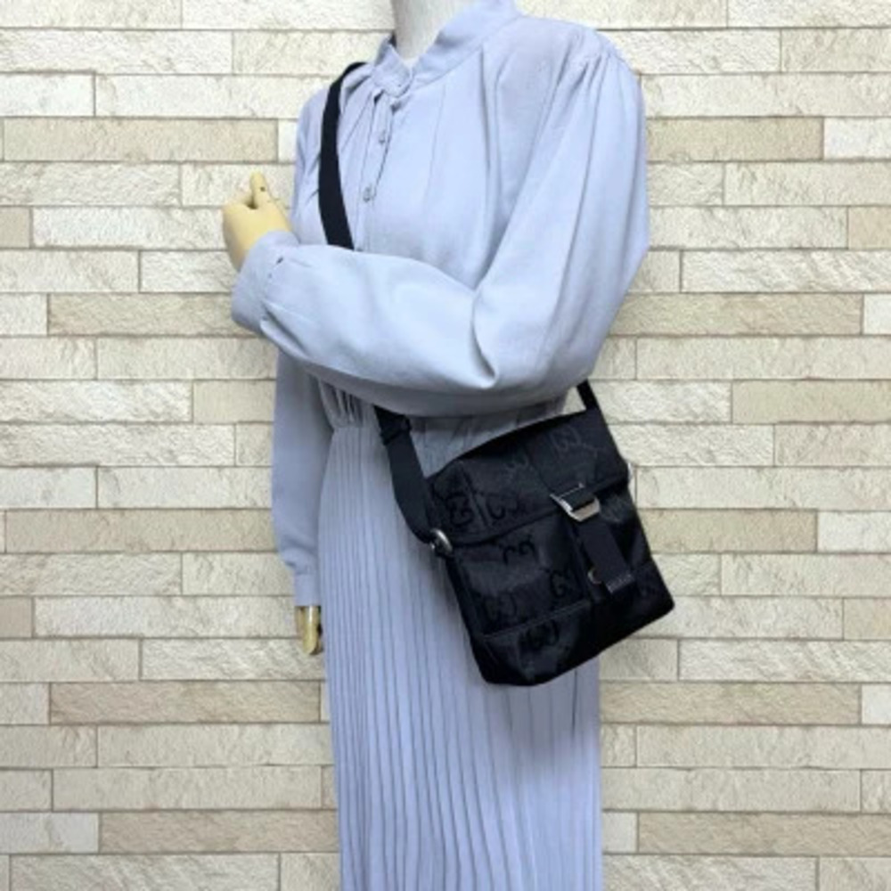 Gucci Grid Bag Shoulder Black Off the Black